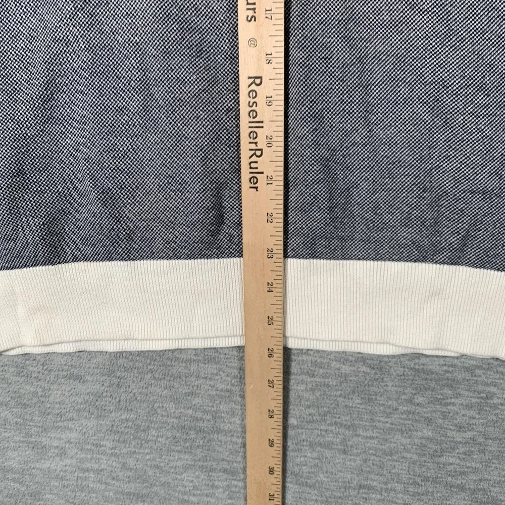 Brooks Brothers Red Fleece Sweater Mens XL Blue‎ Cotton V Neck Knit Pullover